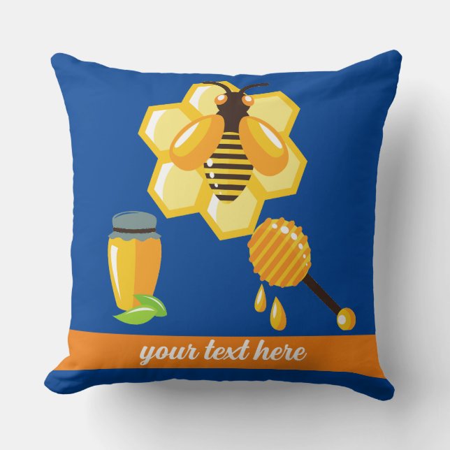 Biene Kissen (Vorderseite)