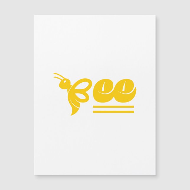 Biene Magnetkarte (Vorderseite)