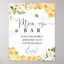 Biene Mama Osa Bar Sign Poster