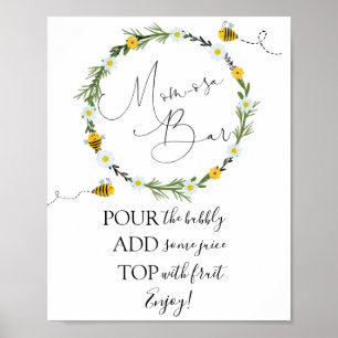 Biene Mama-osa Bar Sign Poster