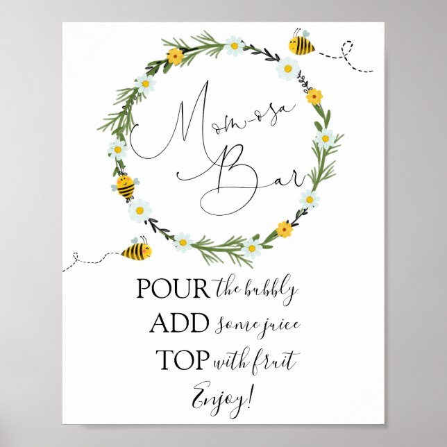Biene Mama-osa Bar Sign Poster (Vorne)