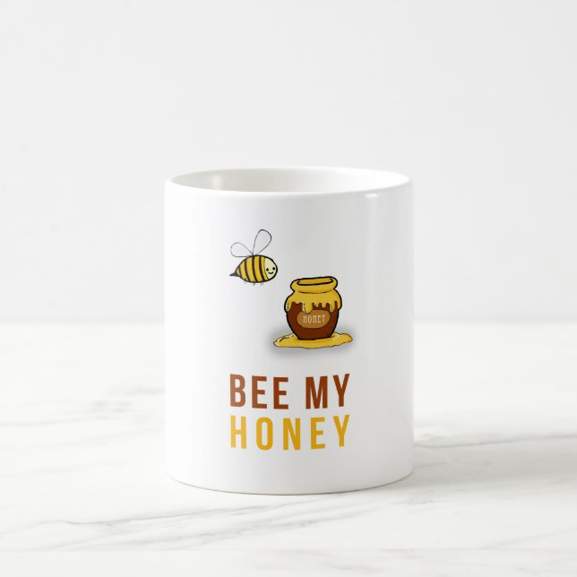 Biene meine Honig-Tasse Kaffeetasse (Mittel)