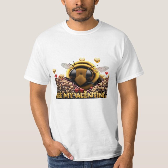 Biene meine Valentine V2 T-Shirt (Vorderseite)