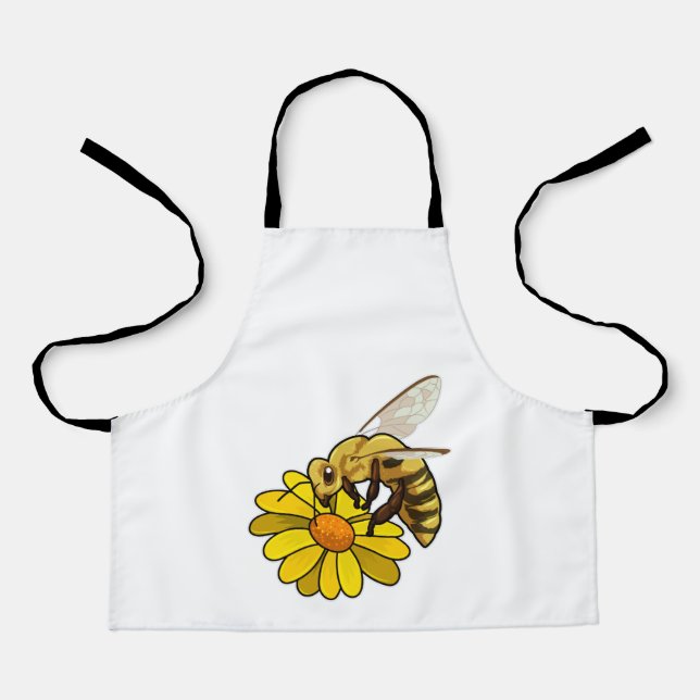 Biene mit Blossom Schürze (Vorderseite)