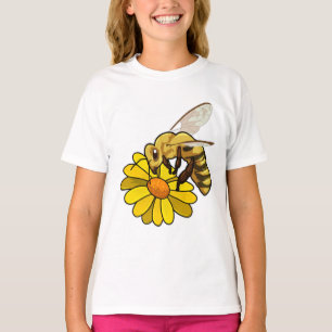 Biene mit Blossom T-Shirt