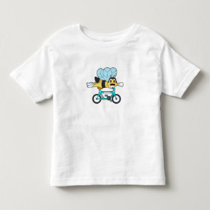 Biene mit Fahrrad Kleinkind T-shirt