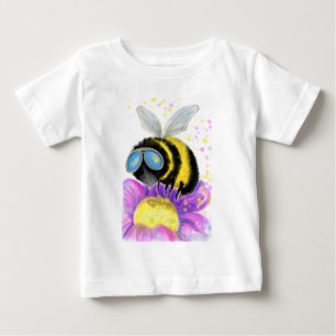 Biene mit Sonnenbrille Baby T - Shirt - Spaß