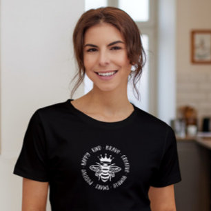 Biene nett einfache moderne inspirierende Typograf T-Shirt