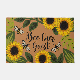 Biene Our Guest Sunflower Garden Mat, Gardener Ges Fußmatte