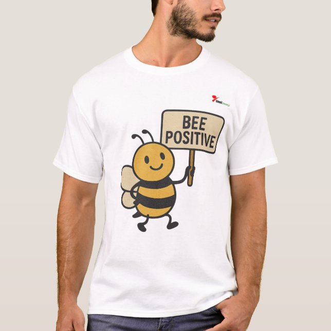 Biene positiv T-Shirt (Vorderseite)