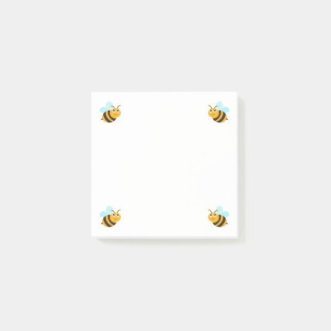 Biene Post-it Klebezettel (Vorderseite)