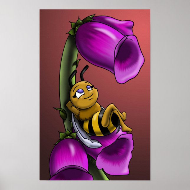 Biene Poster (Vorne)