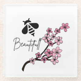 Biene schön glasuntersetzer