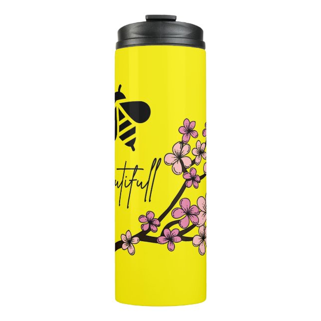 Biene schön thermosbecher (Vorderseite)