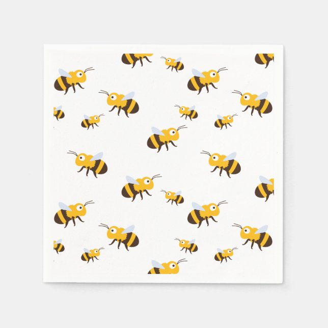 Biene Serviette (Vorderseite)