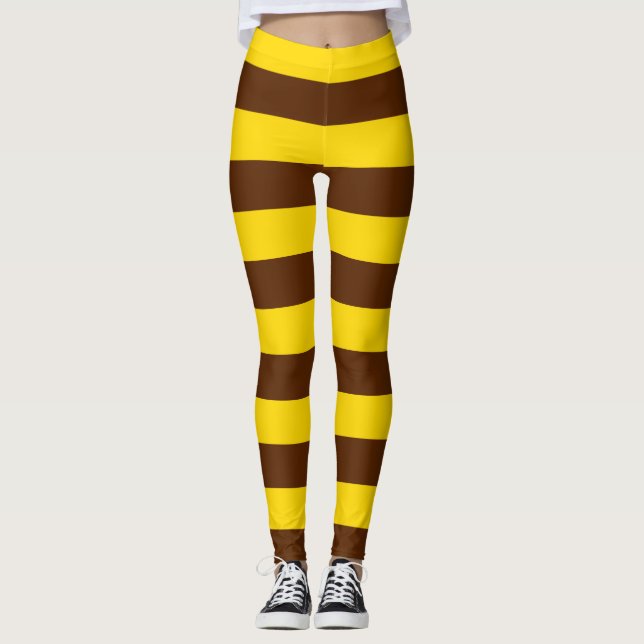 Biene Stripes Leggings (Vorderseite)