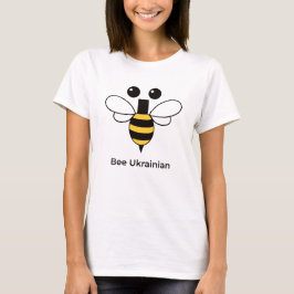 Biene Ukrainisch Süß Minimalistisch Biene Damen T- T-Shirt