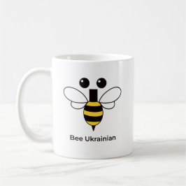 Biene Ukrainisch Süße Biene Minimalistische Kaffee Kaffeetasse