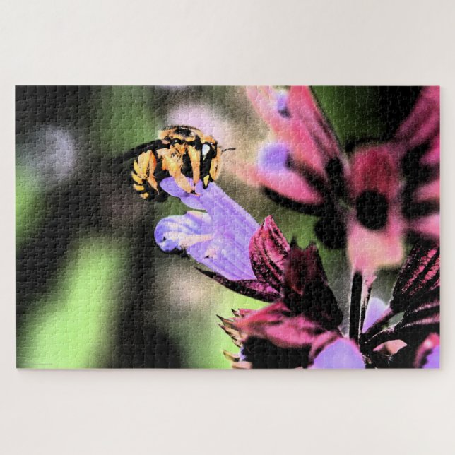 Biene und Blume 20x30 1014 PCI (Horizontal)