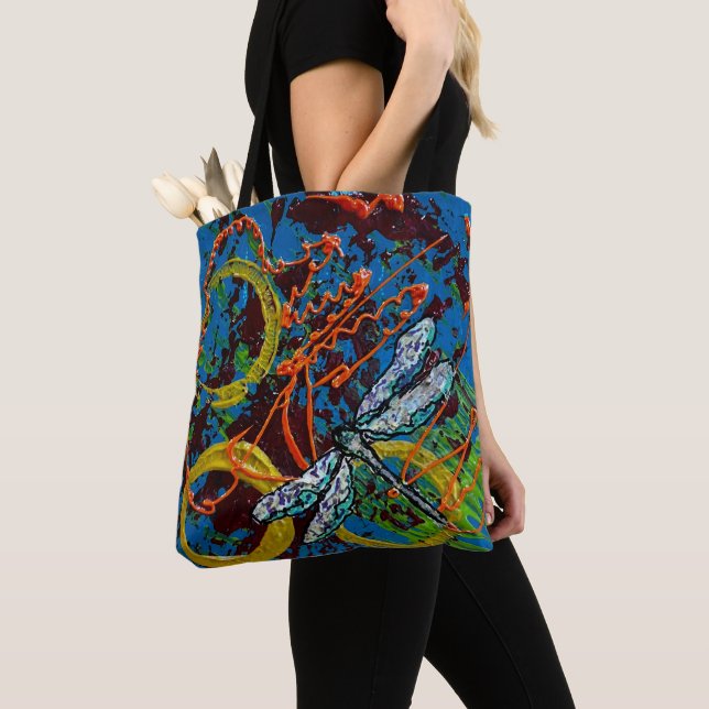 Biene und Dragonfly Tote Bag Tasche (Von Nahem)