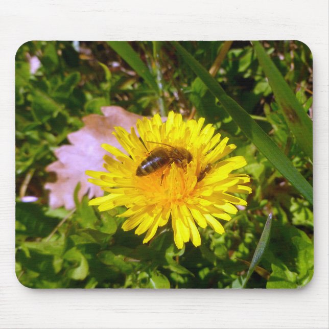 Biene und Kronen Mousepad (Vorne)