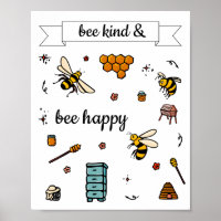 Biene und niedliche Bienen Wortart