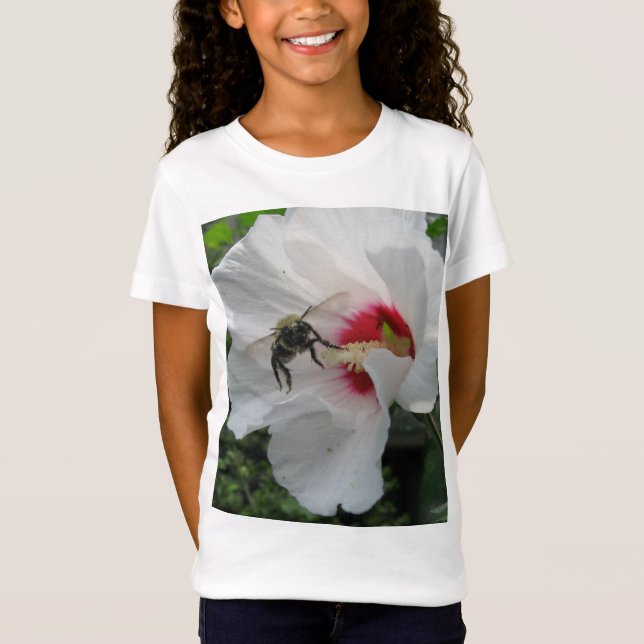 Biene und Rose von Sharon Shirt (Vorderseite)