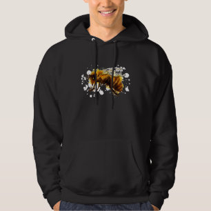 Biene Vintage Honig Imkerei Imker Hoodie