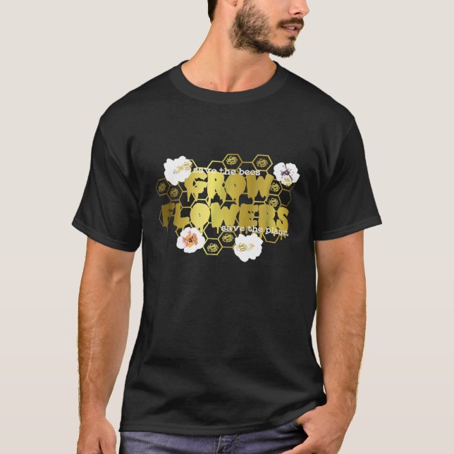 Biene Wachsende Blumen Imker Gärtner Tee (Vorderseite)