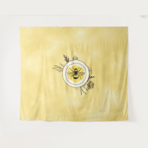 Biene Wandteppich