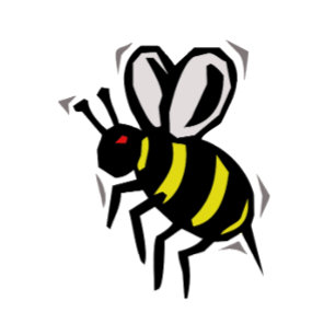 Biene-Wespe-Form-T-Shirt Fliegende Insekten-Kuns T-Shirt