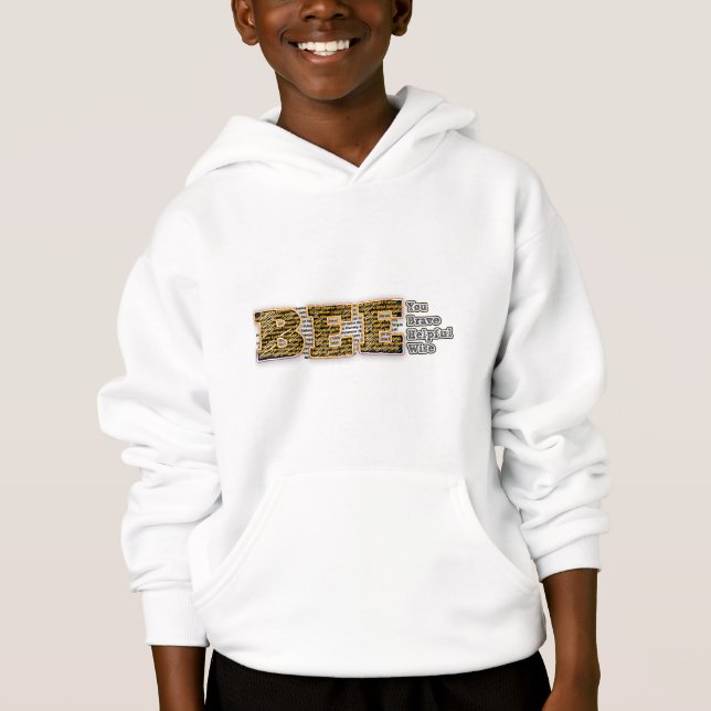 Biene You Kids Hoodie - die Bienen Gerettet (Vorderseite)