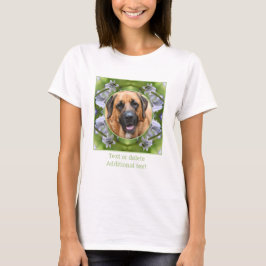 Bienen auf Bluebell Blume Rahmen erstellen Sie Ihr T-Shirt