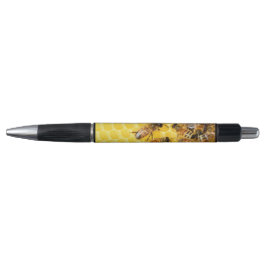 Bienen auf Honeycomb - Pen Kugelschreiber