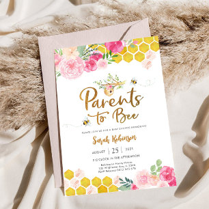 Bienen-Baby-Party-Einladung Einladung