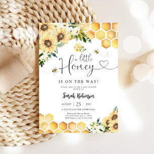 Bienen-Baby-Party-Einladung Einladung
