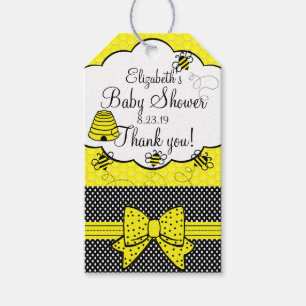 Bienen-Babyparty danken Ihnen Geschenkanhänger