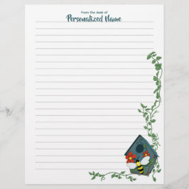 Bienen-Ballet in Brieftasche Briefbogen