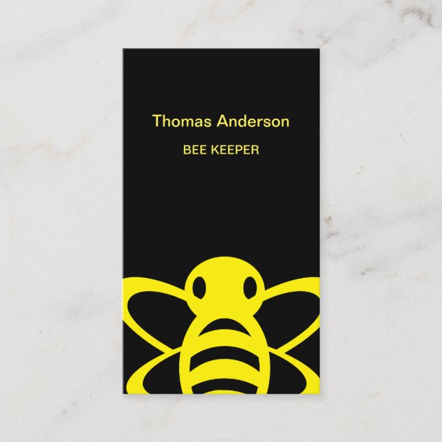 Bienen-Bauernhof-Bienen-Wächter Visitenkarte (Vorderseite)