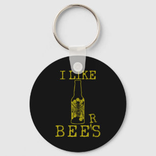 Bienen & Bier - Lustiger Spruch Imker Imker-Gesche Schlüsselanhänger