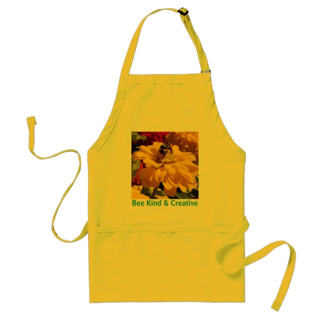 Bienen-Blumen-Schürze Schürze (Vorne)