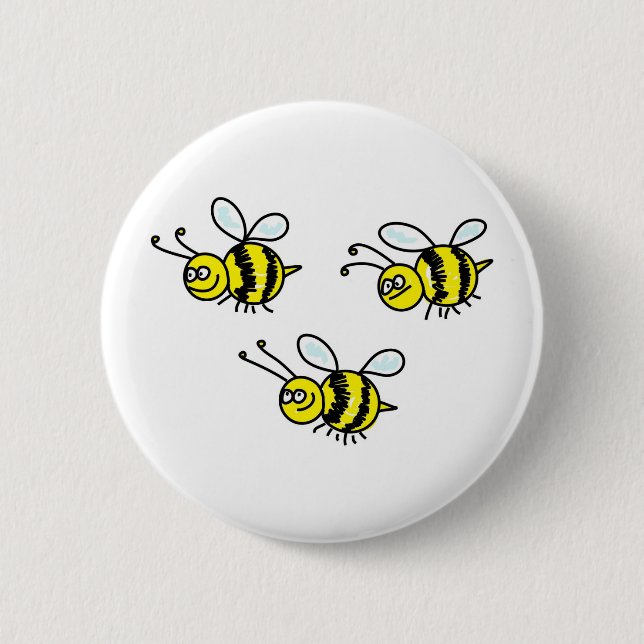 Bienen Button (Vorderseite)