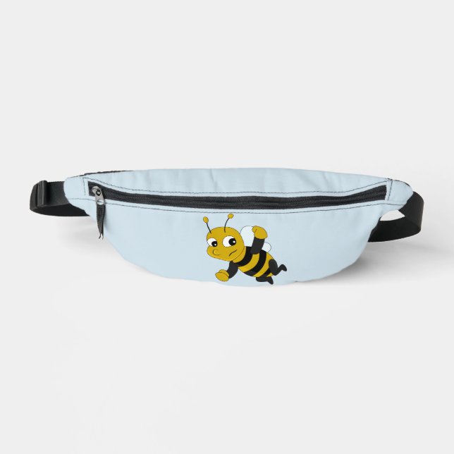 Bienen-Cartoon-Tasche Bauchtasche (Vorderseite)