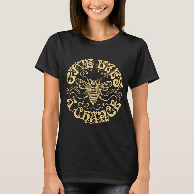 Bienen eine Chance geben T-Shirt (Vorderseite)