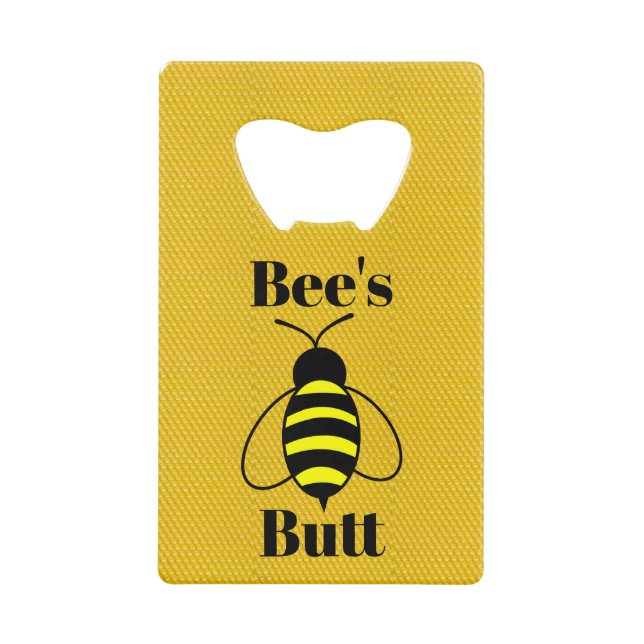 Bienen-Flaschenöffner Geldbeutel Flaschenöffner (Vorderseite)