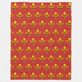 Bienen Fleecedecke