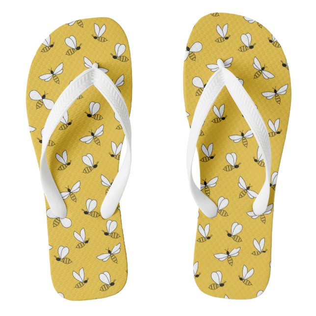 Bienen Flip Flops (Fußbett)