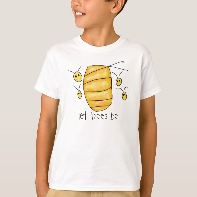 ‚Bienen Gelassen‘ T-Shirt (Vorderseite)