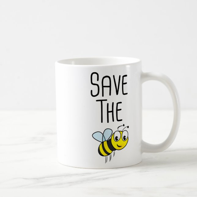 Bienen gerettet - Bienenschutz Kaffeetasse (Rechts)