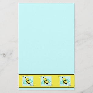 "Bienen-glückliche" stationäre Blätter Briefpapier